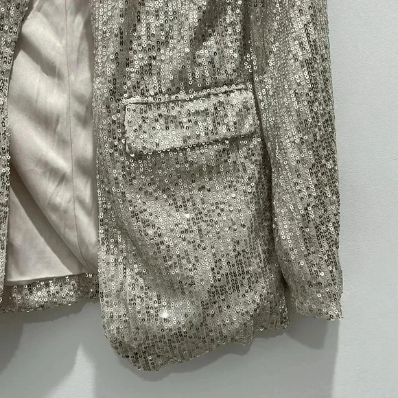 C by One Open Front Sequin Blazer - Picture 2 of 9